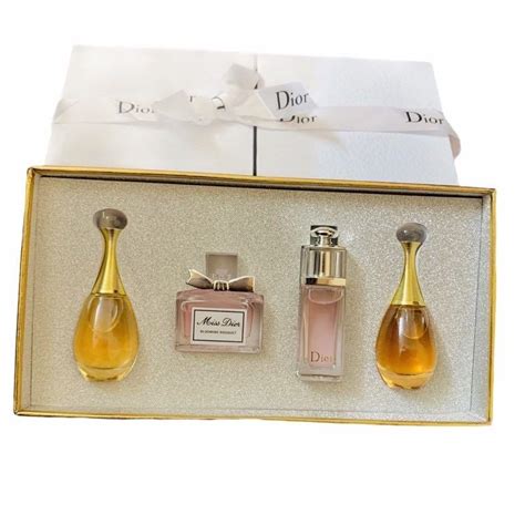 dior miniature perfume set price|dior aftershave gift set.